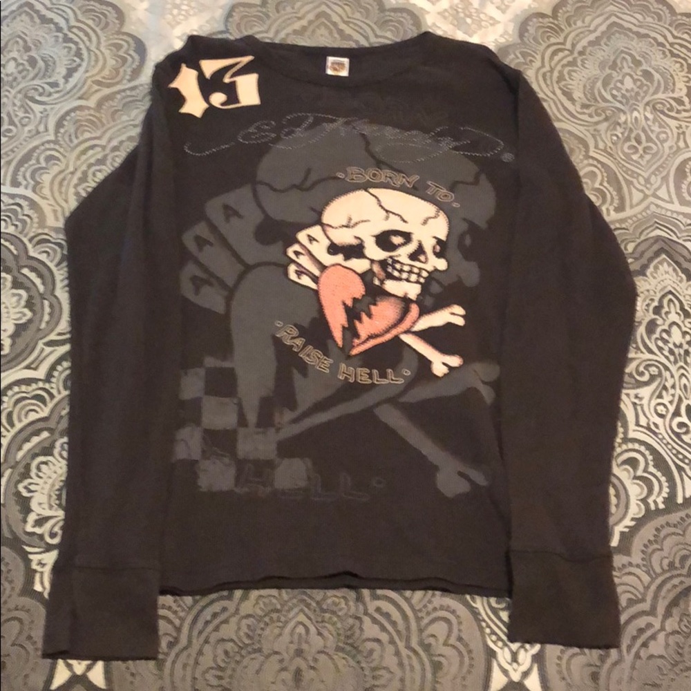 Ed Hardy Long Sleeve Shirt L